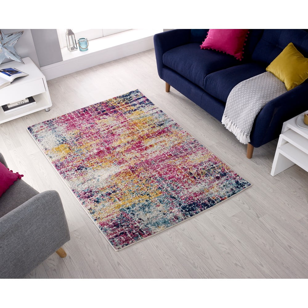 Obrázok Ružový koberec Flair Rugs Urban Abstract, 100 x 150 cm