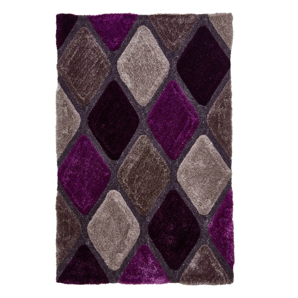 Tmavofialový ručne tkaný koberec 120x170 cm Noble House – Think Rugs