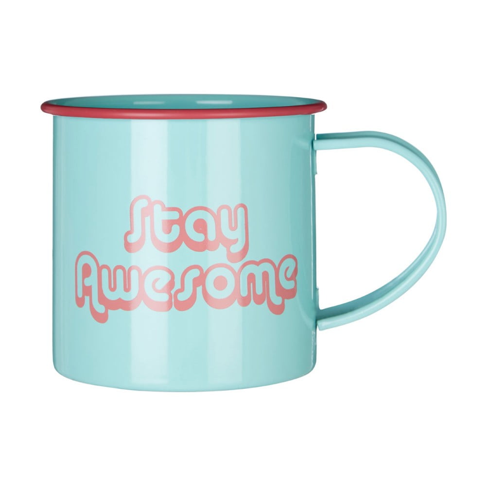 Obrázok Mentolovozelený hrnček Premier Housewares Stay Awesome, 350 ml