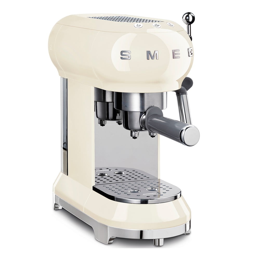 E-shop Krémovobiely pákový kávovar na Espresso SMEG