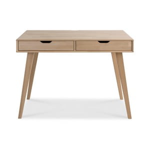 Ručne vyrábaný pracovný stôl z masívneho brezového dreva Kiteen Kolo