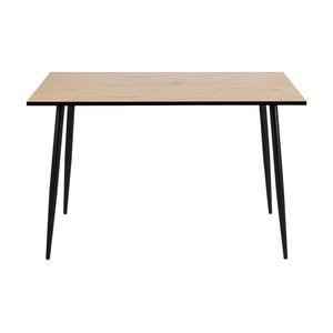 Čierno-hnedý jedálenský stôl Actona Wilma, 120 × 80 cm
