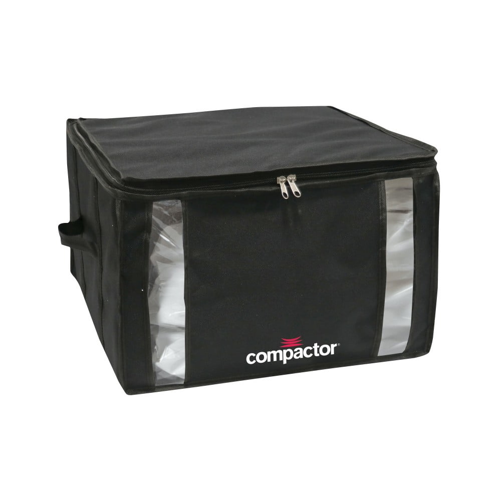 Obrázok Čierny úložný box s vákuovým obalom Compactor Black Edition, objem 125 l