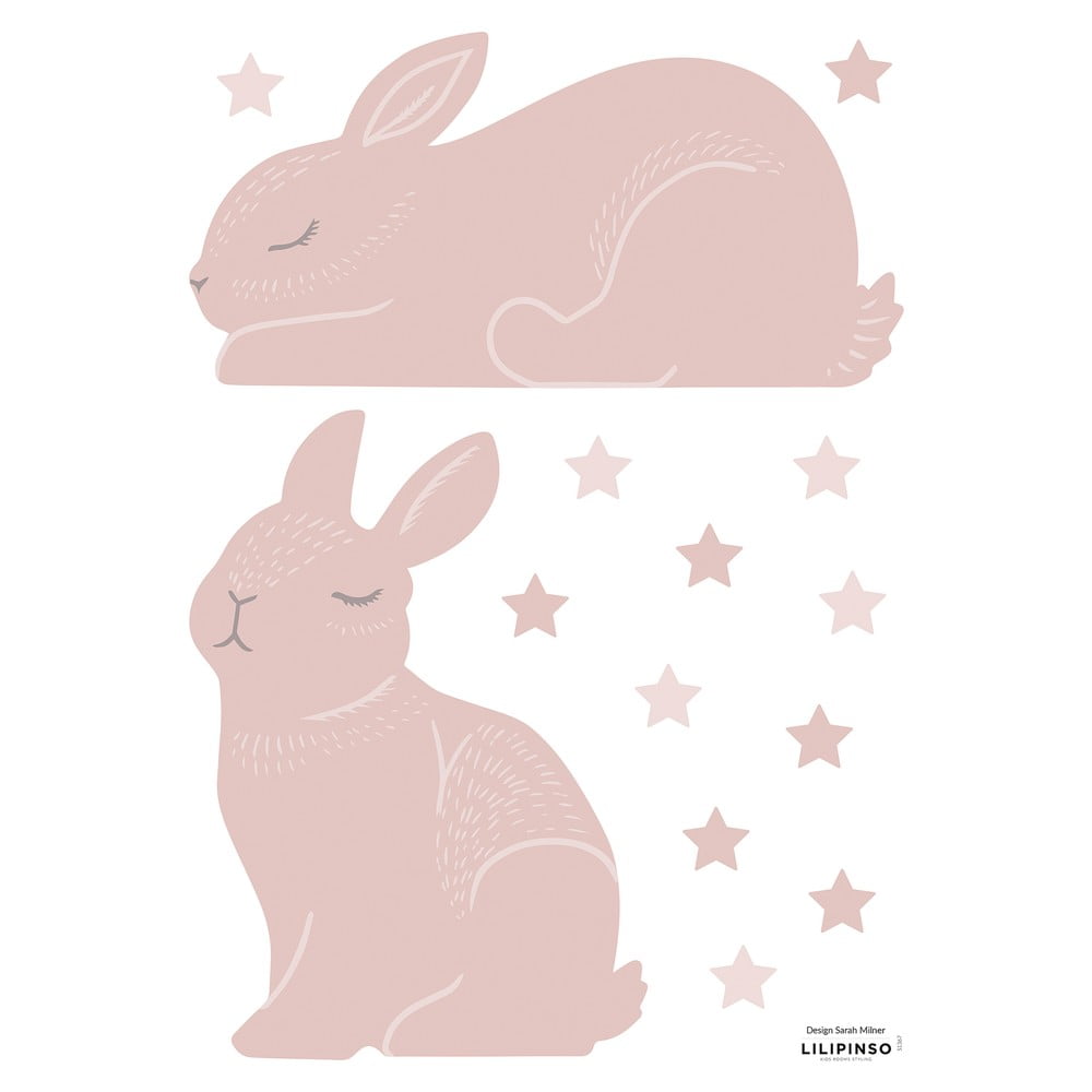 Hárok samolepiek 30x42 cm Vintage Rabbit – Lilipinso