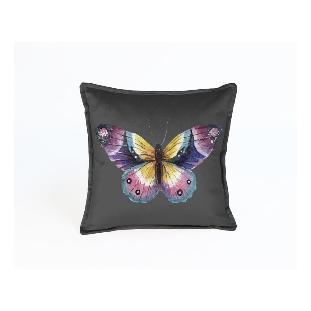 Obrázok Obojstranný zamatový vankúš Surdic Butterfly Puro, 45 × 45 cm