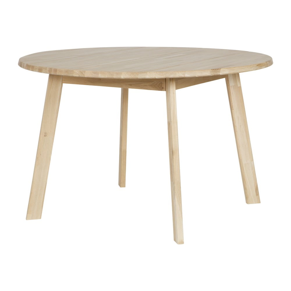 E-shop Jedálenský stôl z dubového dreva WOOOD Disc, Ø 120 cm