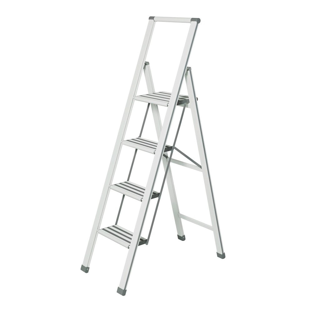 E-shop Biele skladacie schodíky Wenko Ladder, 153 cm