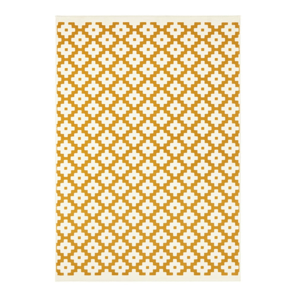 Krémovo-žltý koberec Hanse Home Celebration Lattice, 160 x 230 cm