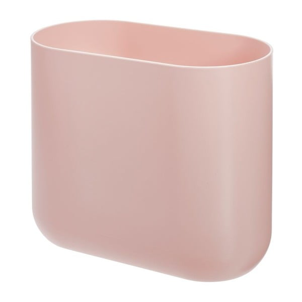 Ružový odpadkový kôš iDesign Slim Cade, 6,5 l
