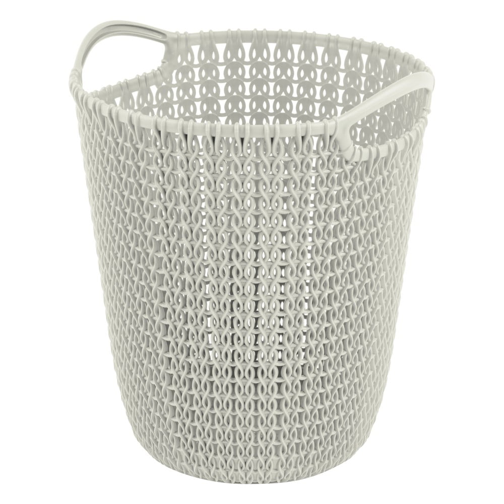 E-shop Biely odpadkový kôš Curver Knit, 7 l