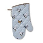 Modrá bavlnená rukavica do kuchyne Cooksmart ® Farmers, dĺžka 31 cm