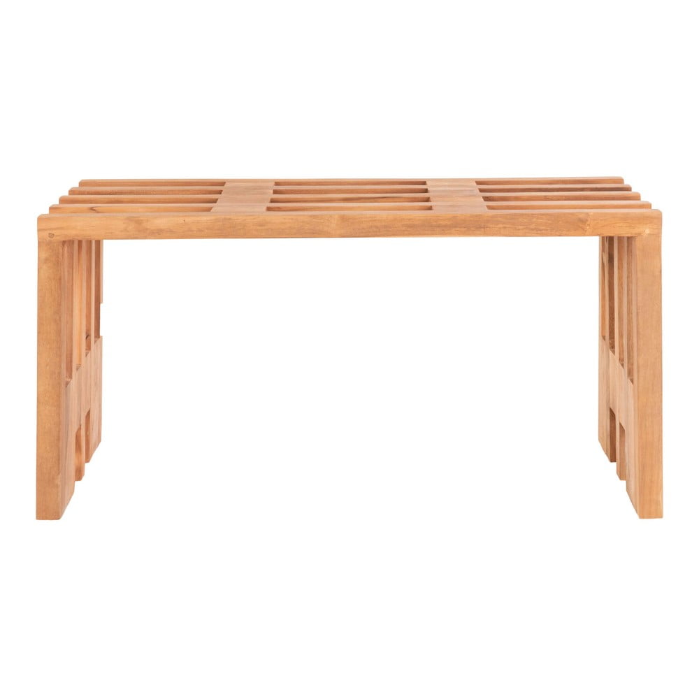 E-shop Záhradná lavica z tíkového dreva House Nordic Benidorm, 90 x 30 cm