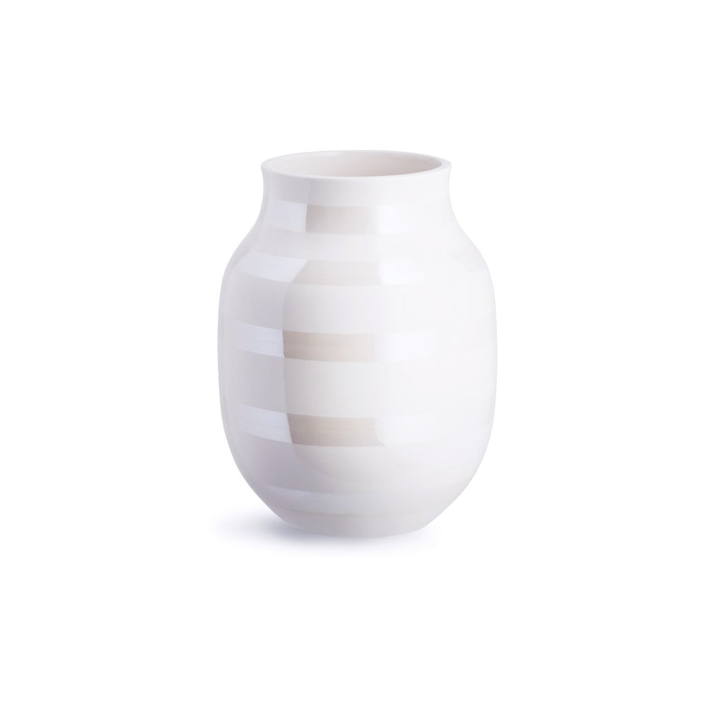 E-shop Biela kameninová váza Kähler Design Omaggio, výška 20 cm