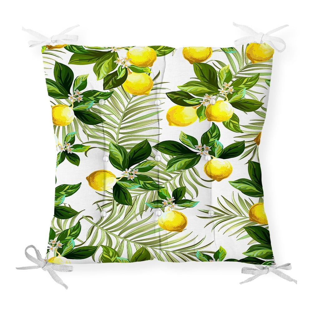 E-shop Sedák s prímesou bavlny Minimalist Cushion Covers Lemon Tree, 40 x 40 cm