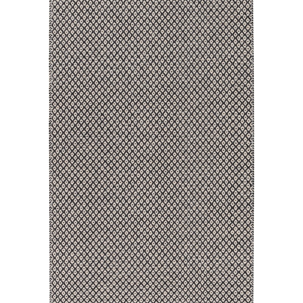 Krémovo-čierny koberec vhodný do exteriéru Narma Diby, 70 × 100 cm