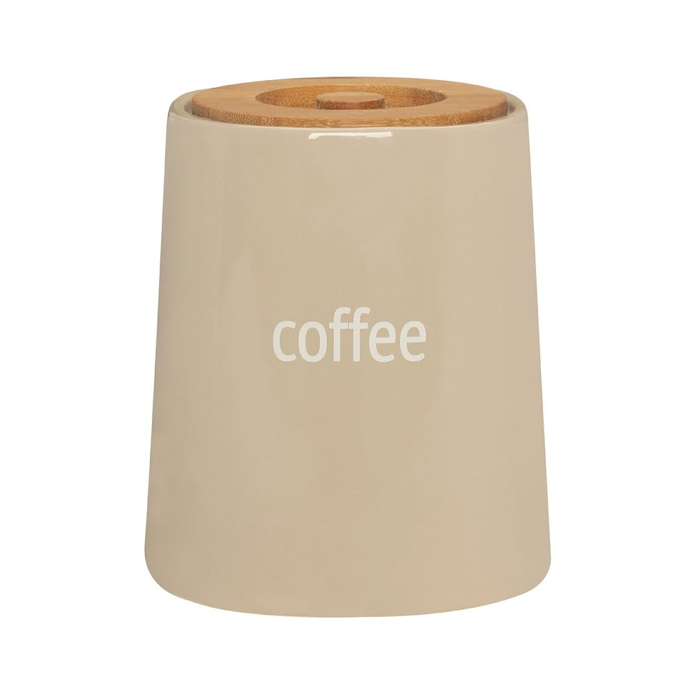 E-shop Krémová dóza na kávu s bambusovým vrchnákom Premier Housewares Fletcher, 800 ml