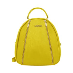 Žltý kožený batoh Lampoo Kurro