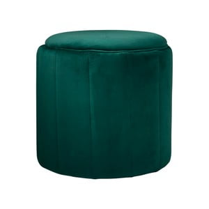 Zelená čalúnená stolička Native Mystique, ⌀ 43 cm