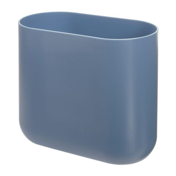 Modrý odpadkový kôš iDesign Slim Cade, 6,5 l
