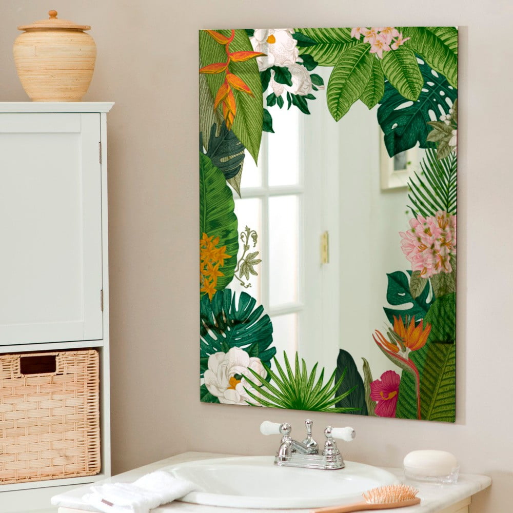 Obrázok Nástenné zrkadlo Surdic Espejo Decorado Tropical Frame, 50 × 70 cm