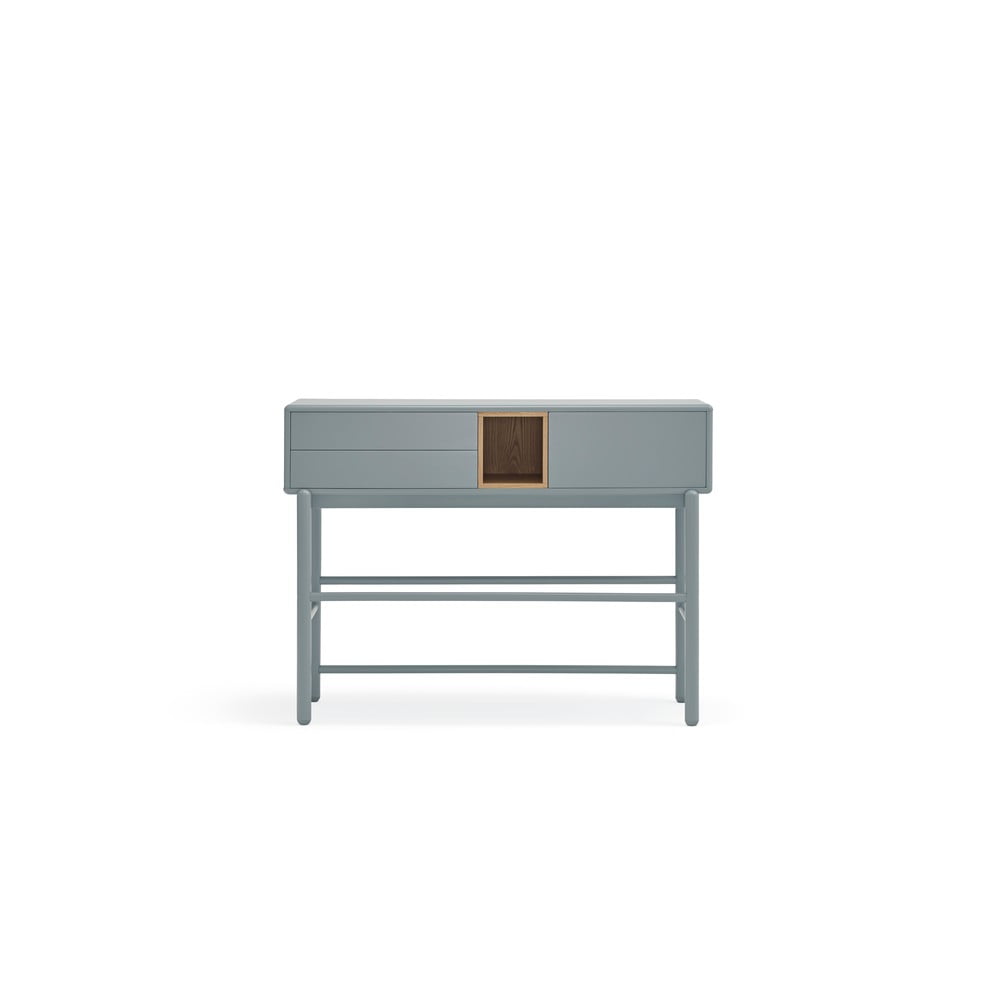 E-shop Modrosivý konzolový stôl Teulat Corvo
