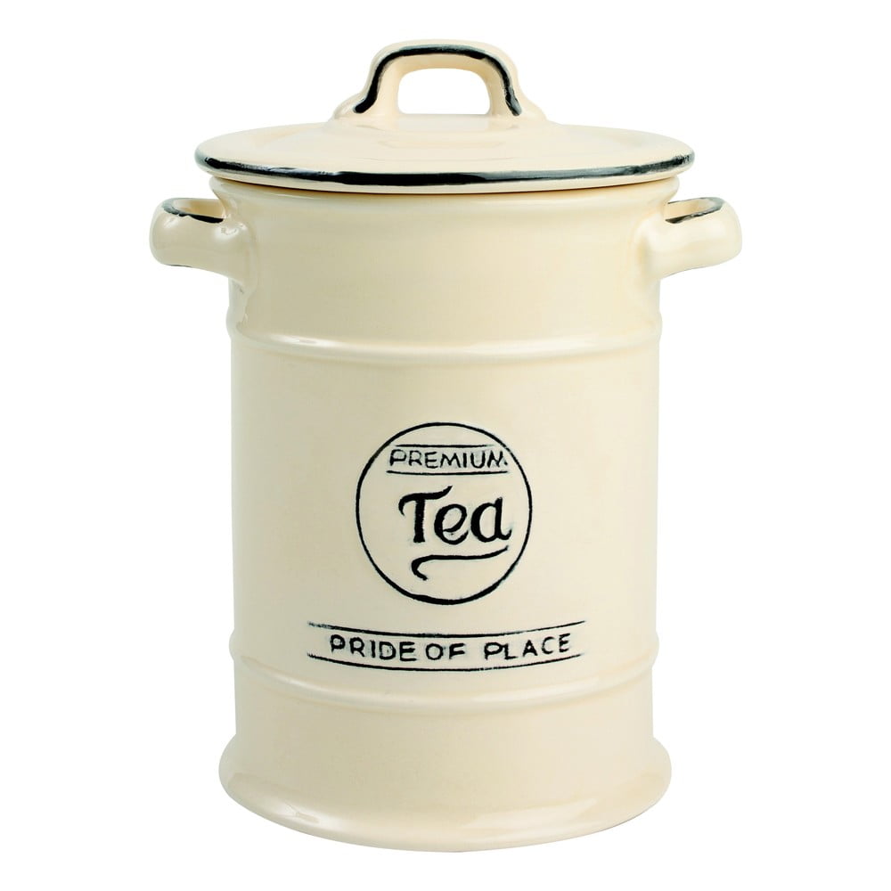 E-shop Krémovobiela keramická dóza na čaj T&G Woodware Pride of Place