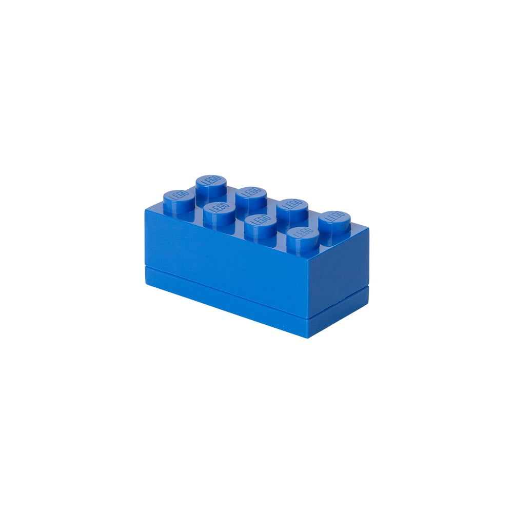 E-shop Modrý úložný box LEGO® Mini Box Lungo