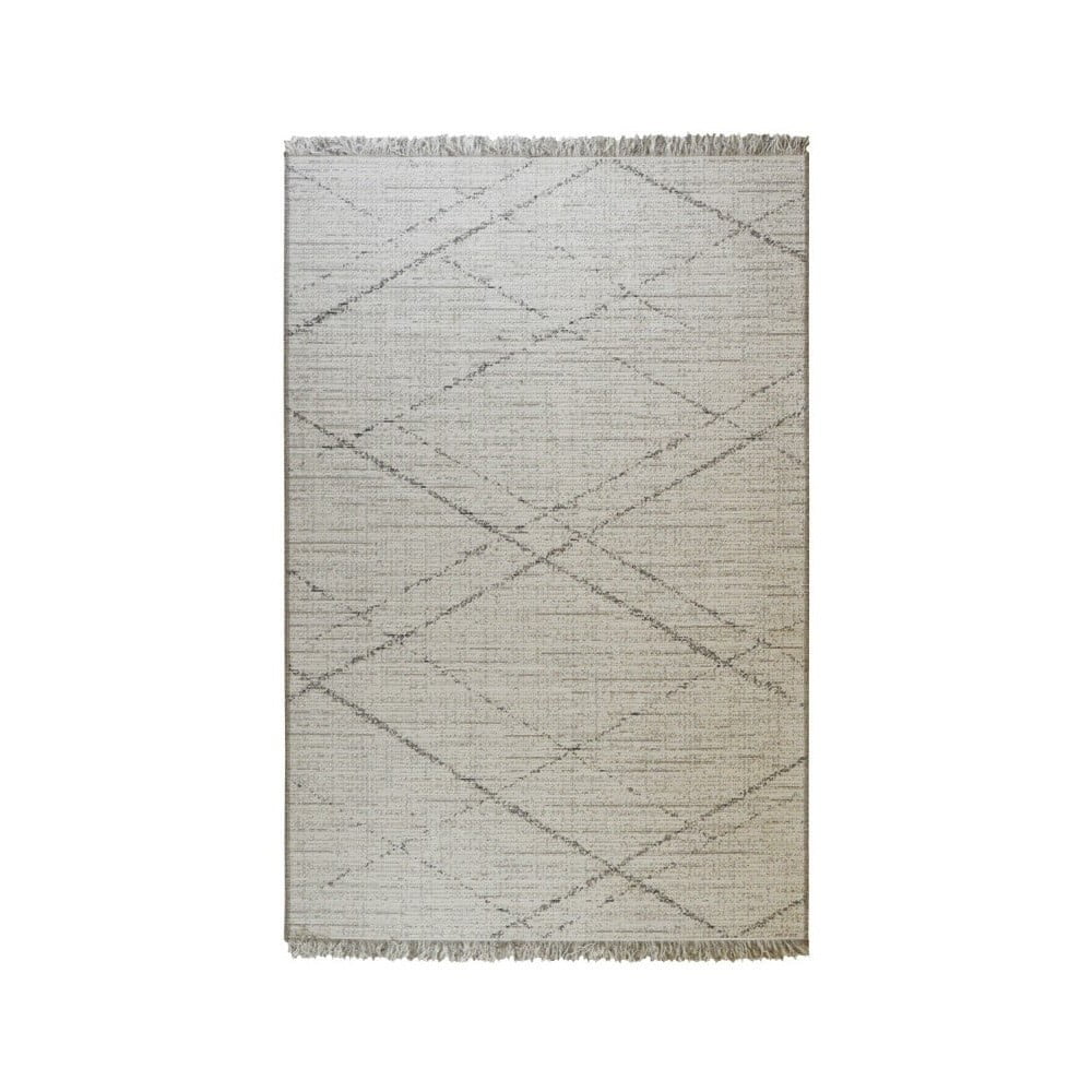 E-shop Béžovo-sivý vonkajší koberec Floorita Les Les Gipsy Cream, 130 × 190 cm