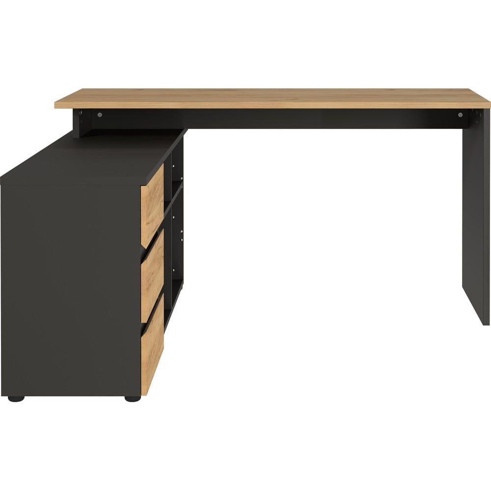 E-shop Pracovný stôl v dekore duba 146x145 cm Lissabon - Germania