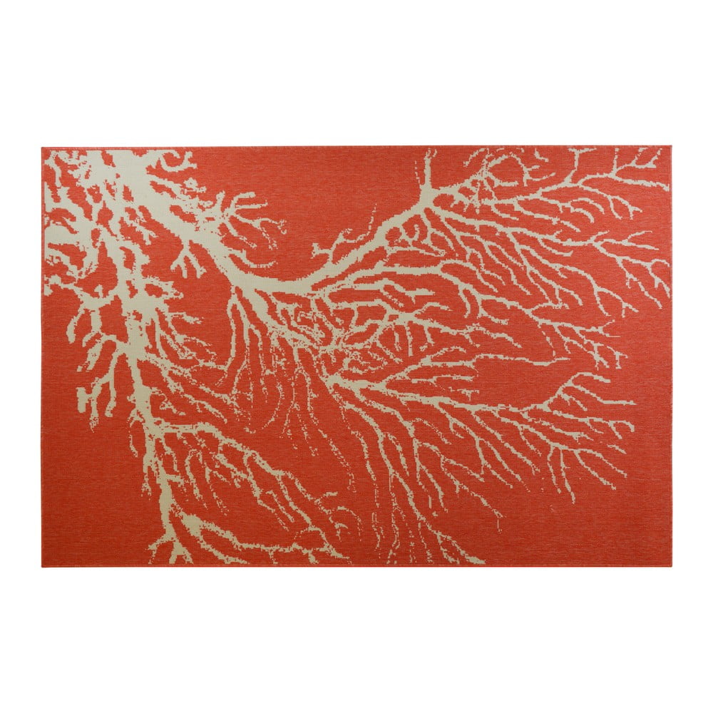 Obrázok Červený vonkajší koberec Floorita Coral, 160 x 230 cm