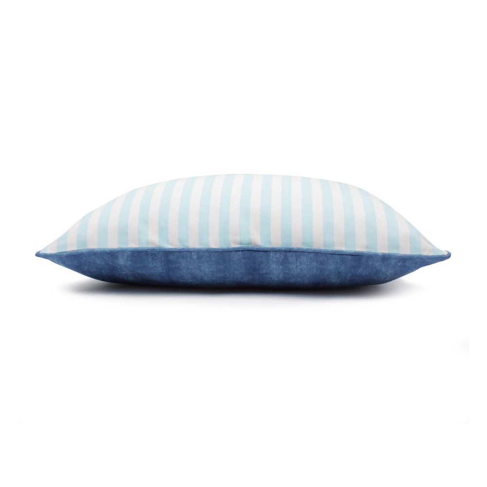 Obrázok Modrá obliečka na vankúš WeLoveBeds Sailor blue, 40 × 60 cm