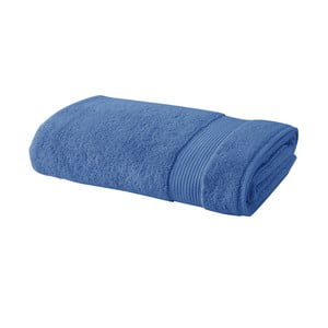 Modrý bavlnený uterák Bella Maison Basic, 50 × 90 cm