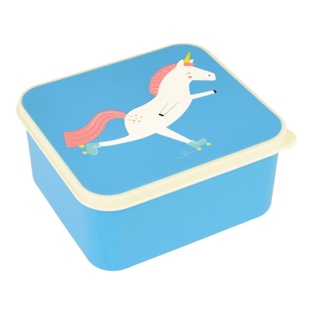 E-shop Modrý desiatový box s jednorožcom Rex London Magical Unicorn