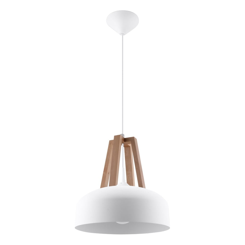 E-shop Biele závesné svietidlo Nice Lamps Olla