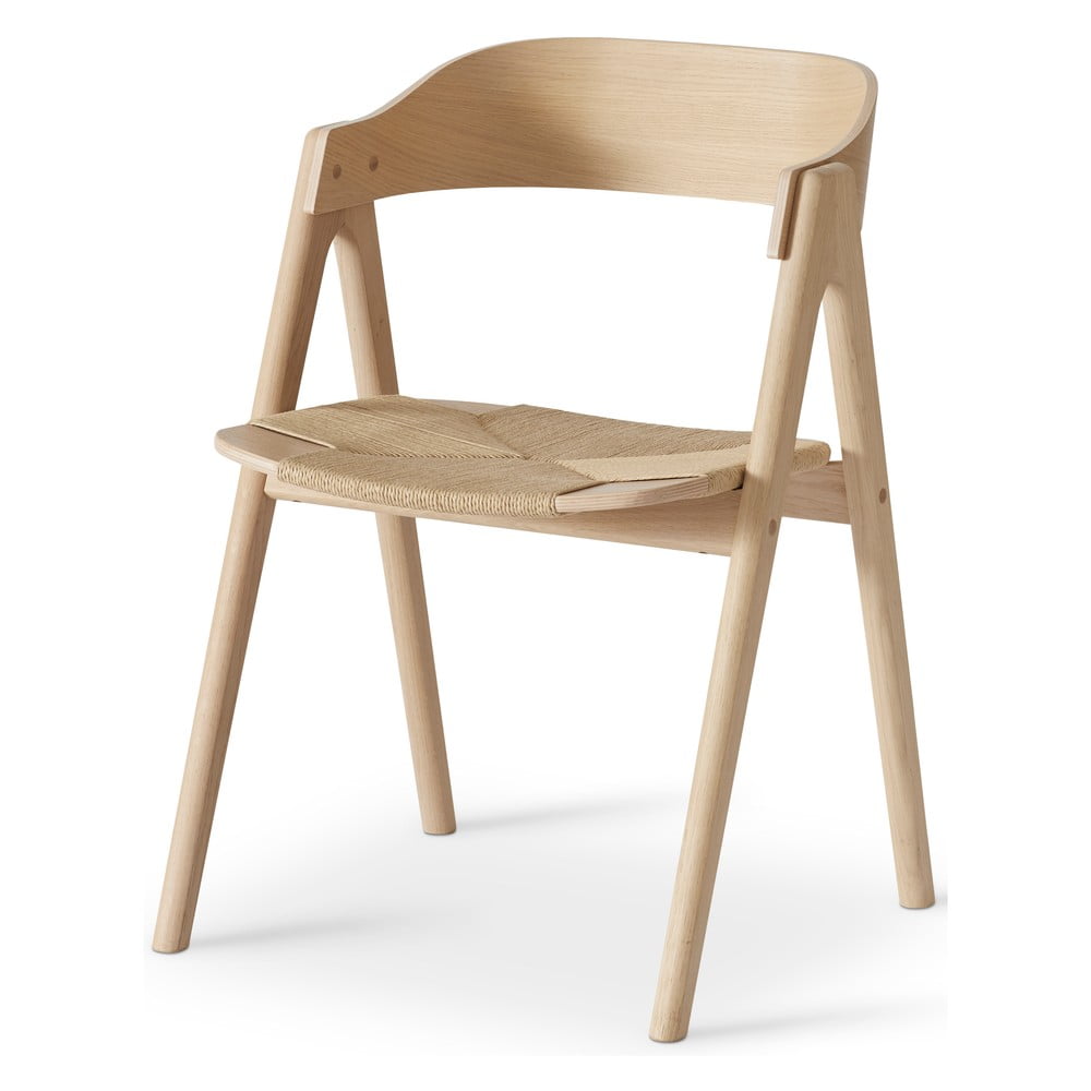 E-shop Jedálenská stolička z bukového dreva s ratanovým sedákom Findahl by Hammel Mette