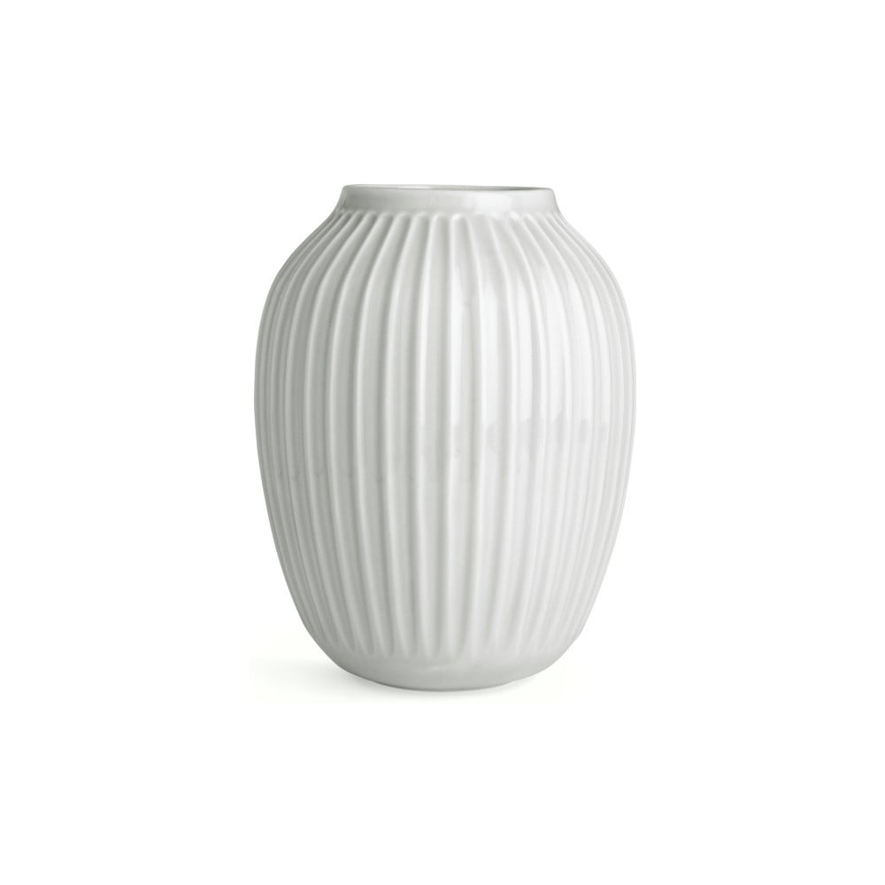 E-shop Biela kameninová váza Kähler Design Hammershoi, výška 25 cm