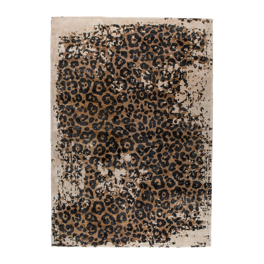 E-shop Béžovo-čierny koberec Dutchbone Satwa, 170 x 240 cm