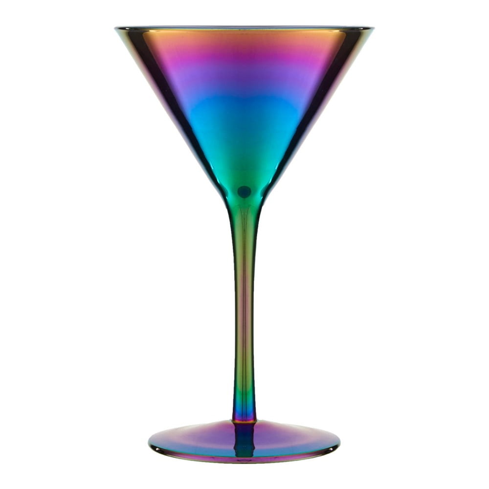 Obrázok Sada 2 pohárov na cinzano s dúhovým efektom Premier Housowares Rainbow, 345 ml