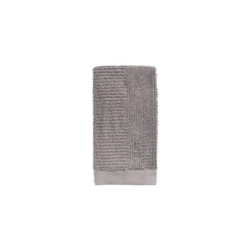 E-shop Sivohnedý bavlnený uterák Zone Classic, 50 × 100 cm