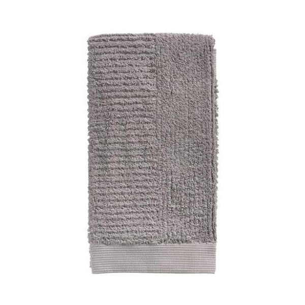 Sivohnedý bavlnený uterák Zone Classic, 50 × 100 cm