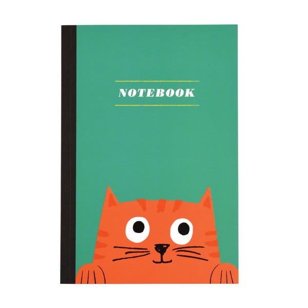 Zápisník s mačičkou vo formáte A5 linajkový Rex London, 60 strán