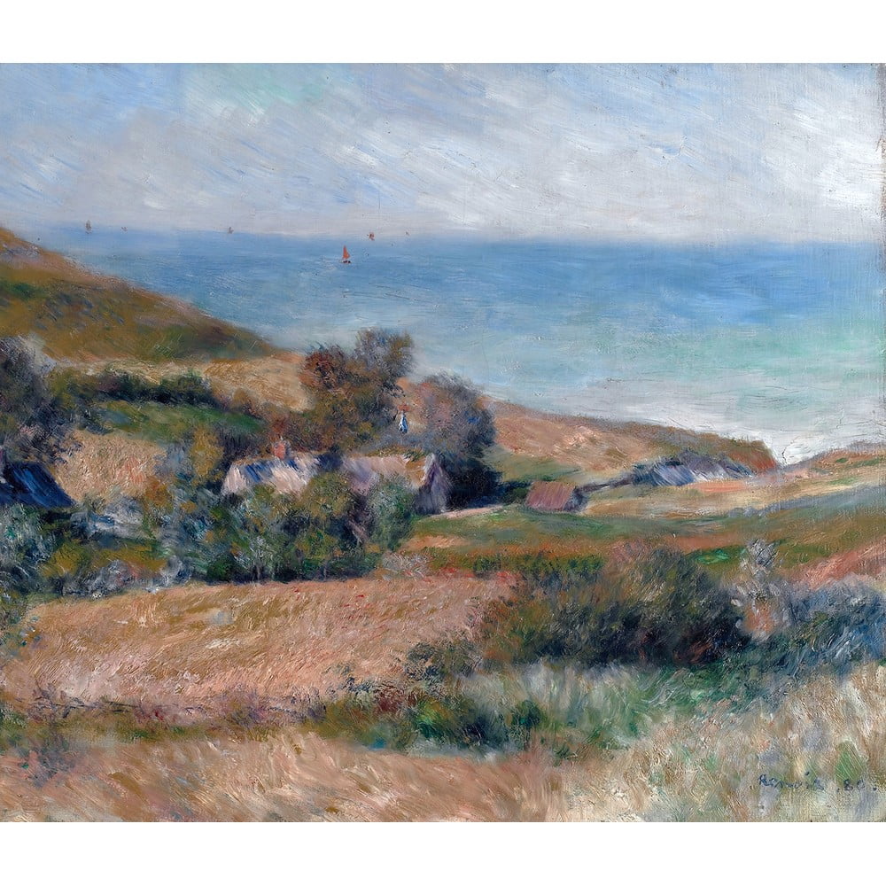 E-shop Reprodukcia obrazu Auguste Renoir - View of the Seacoast near Wargemont in Normandy, 70 x 60 cm