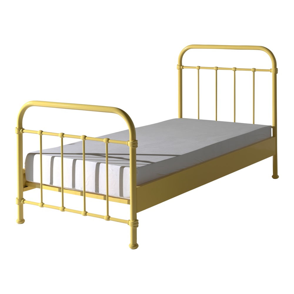 кровать односпальная металлическая 80х200 с сеткой