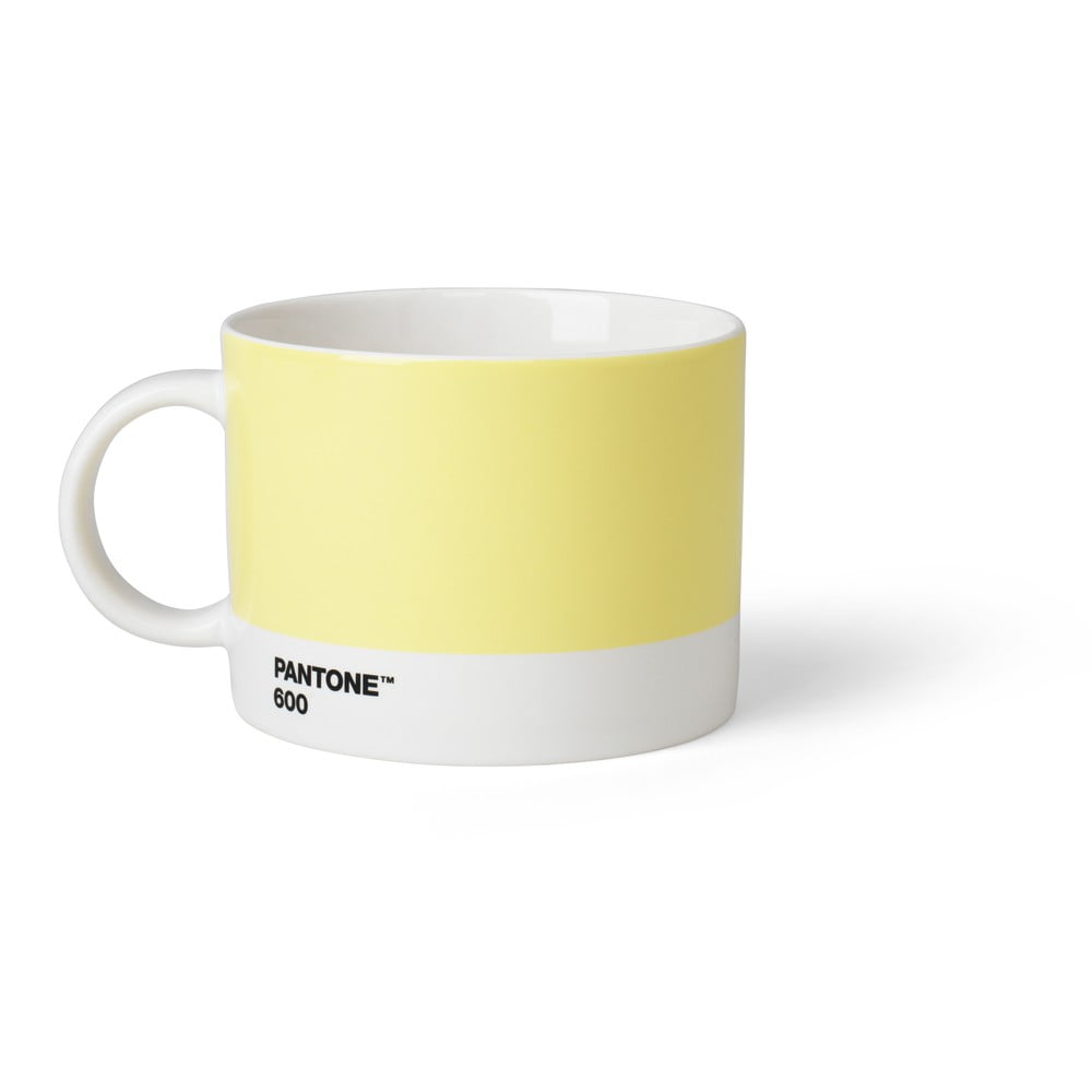 E-shop Svetložltý hrnček na čaj Pantone, 475 ml