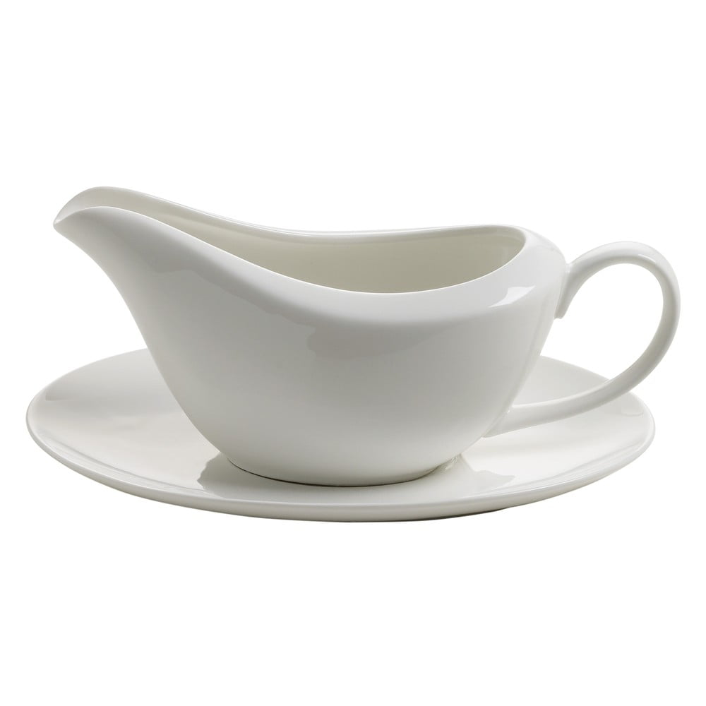 E-shop Biely porcelánový lievik na omáčku Maxwell & Williams Basic, 260 ml