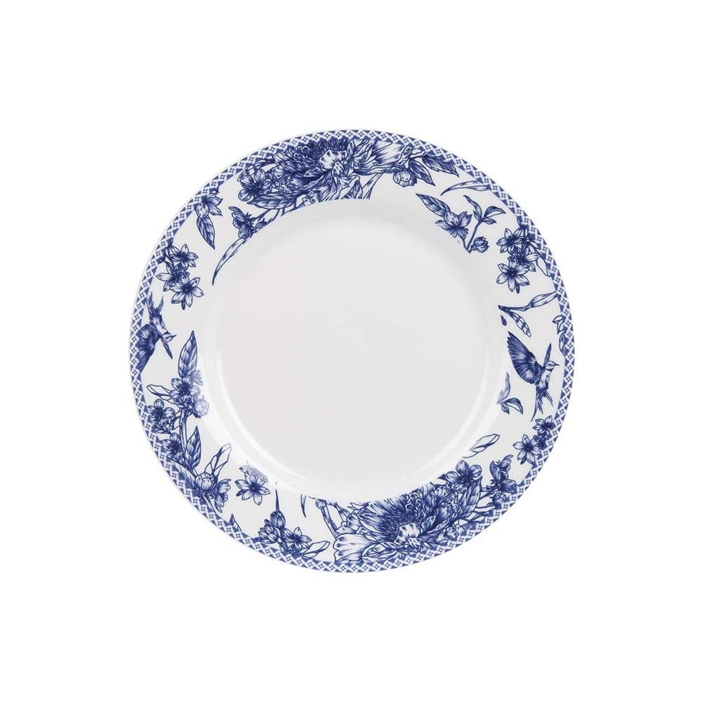Dezertný tanier z kostného porcelánu Ashdene Indigo Blue, ⌀ 19 cm