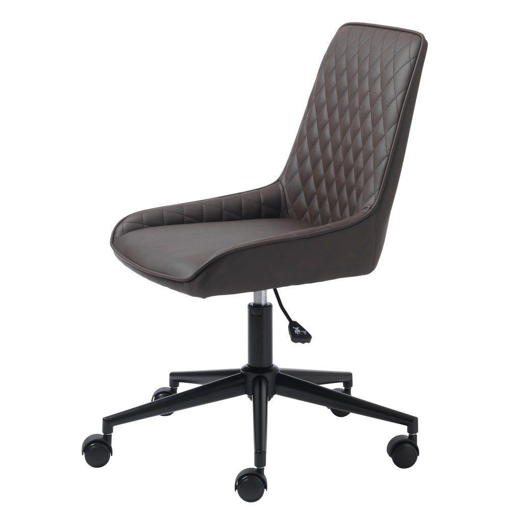 E-shop Tmavohnedá pracovná stolička Unique Furniture Milton