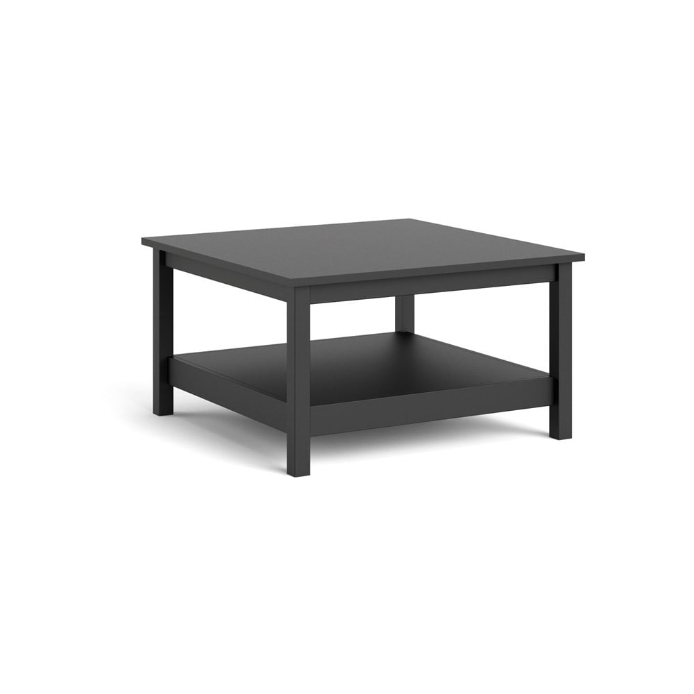 E-shop Čierny konferenčný stolík 81x81 cm Madrid - Tvilum