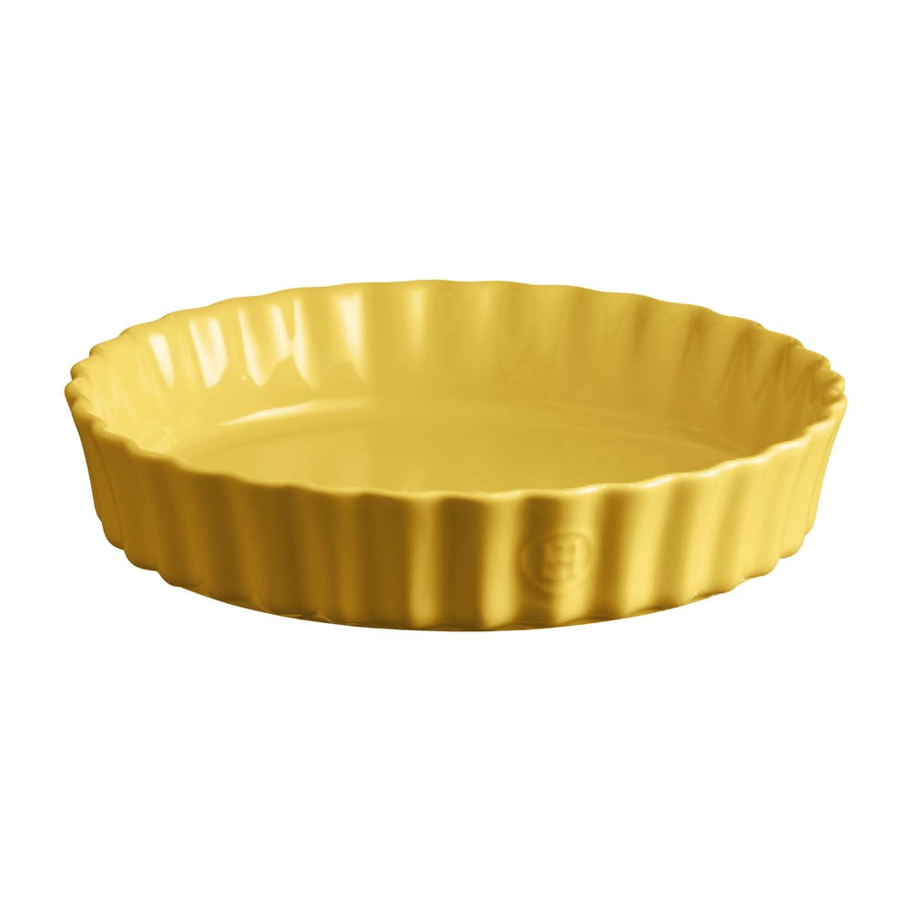 E-shop Žltá keramická koláčová forma Emile Henry, ⌀ 24 cm