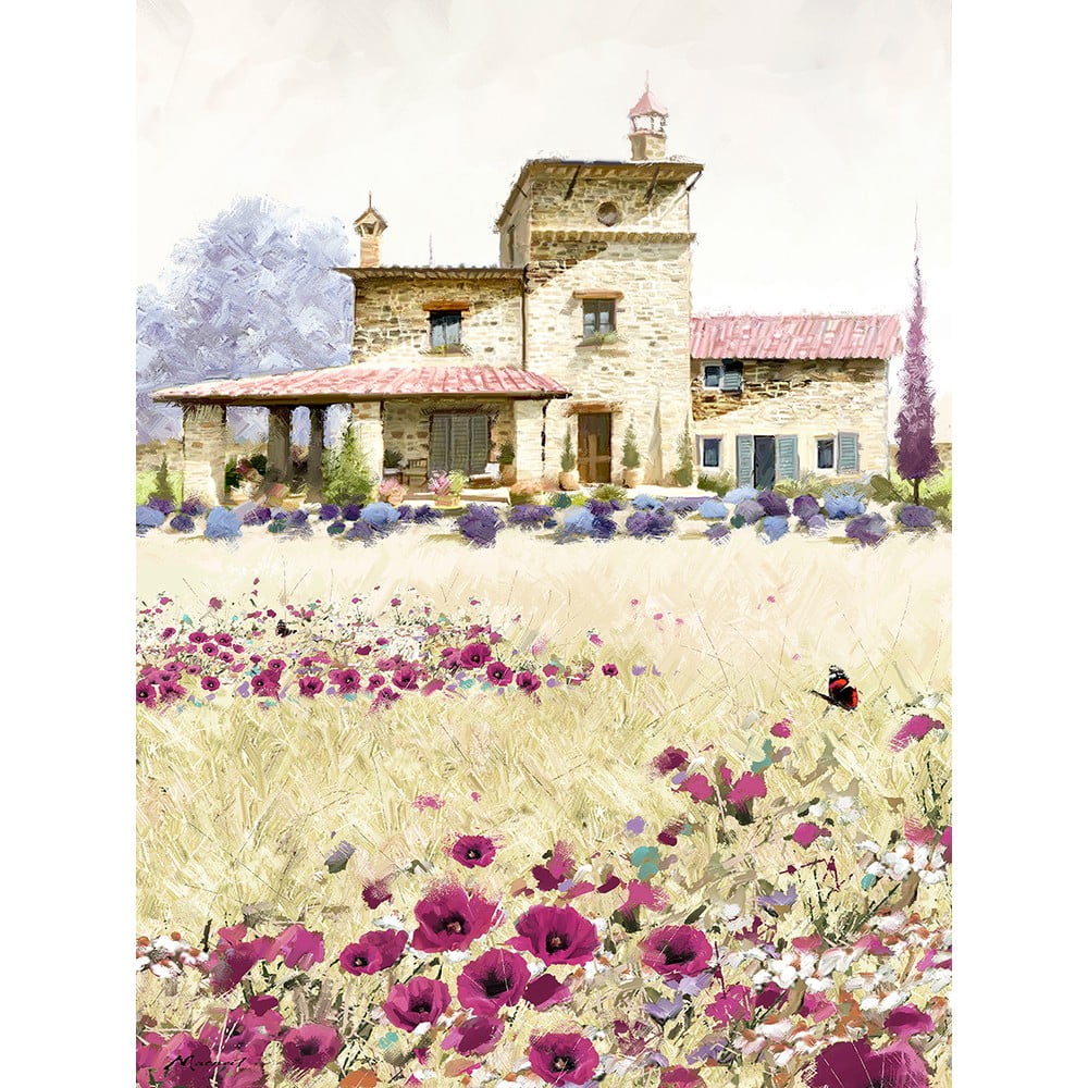 E-shop Obraz na plátne Styler Tuscany House, 50 x 70 cm